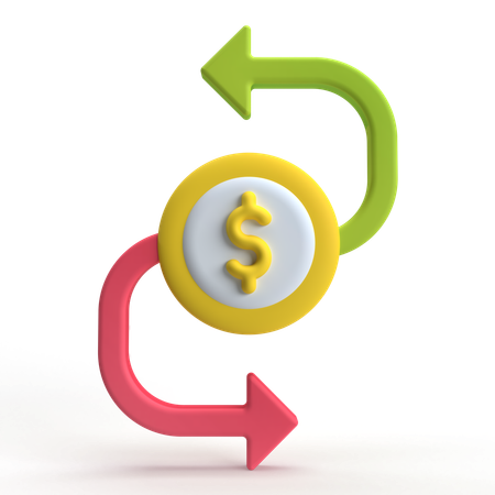 Refinanciación  3D Icon