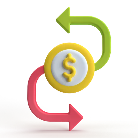 Refinanciación  3D Icon