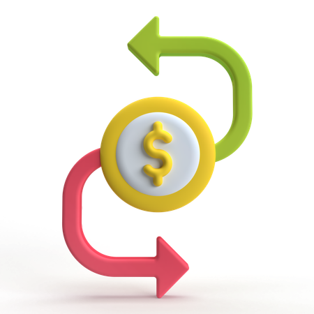 Refinancing  3D Icon