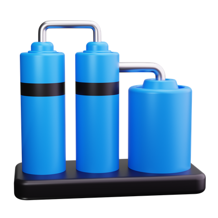 Refinaria de óleo  3D Icon