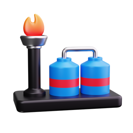 Refinaria de óleo  3D Icon