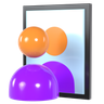 3d reflection logo