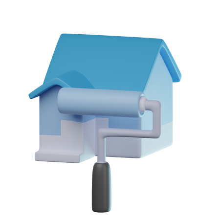 Renovação de casa  3D Icon