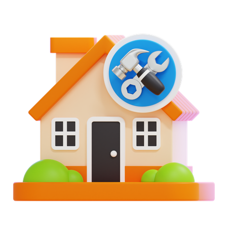 Reformas de casas  3D Icon