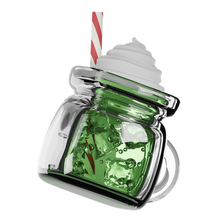 Soda con helado  3D Icon