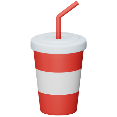 Refresco Desechable  3D Icon