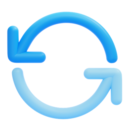 リフレッシュ  3D Icon