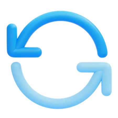 リフレッシュ  3D Icon