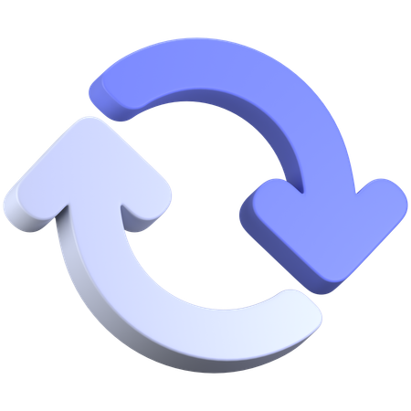 リフレッシュ  3D Icon
