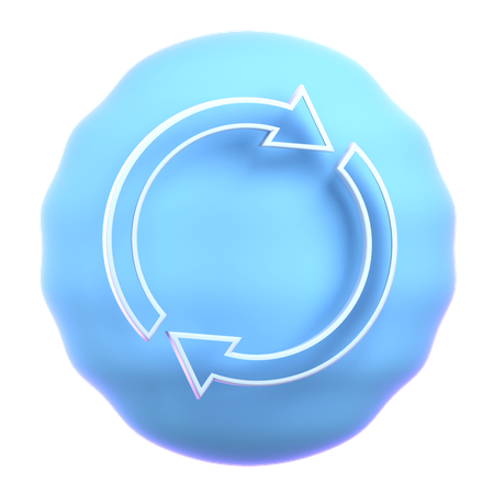 リフレッシュ  3D Icon