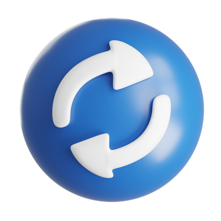 リフレッシュ  3D Icon
