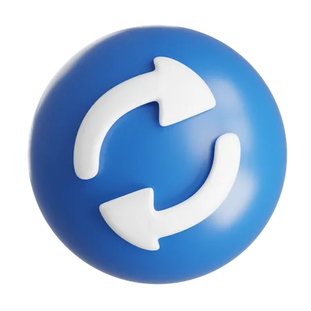 リフレッシュ  3D Icon