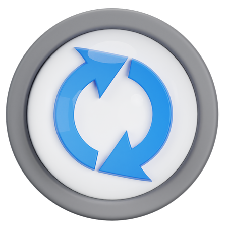 Refresh  3D Icon
