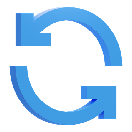 リフレッシュ  3D Icon