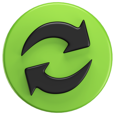 Refresh  3D Icon