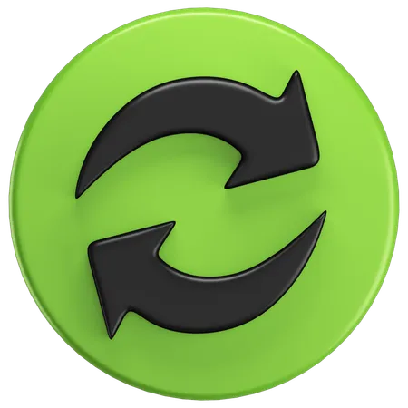 Refresh  3D Icon