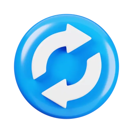 Refresh  3D Icon