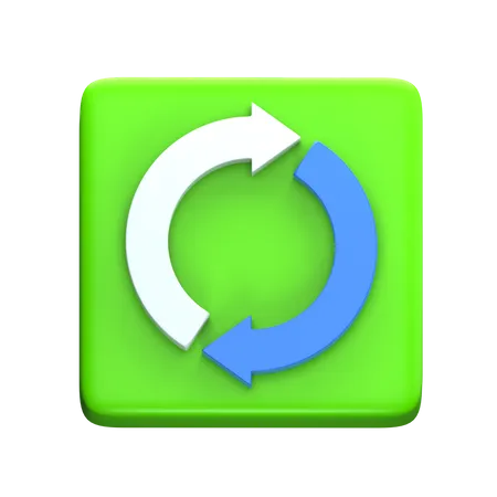 Refresh  3D Icon