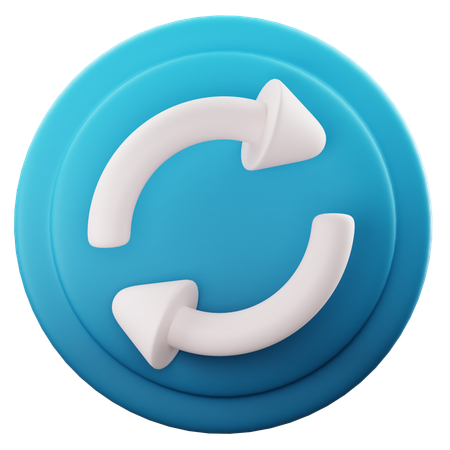 Refresh  3D Icon