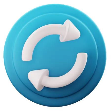 Refresh  3D Icon