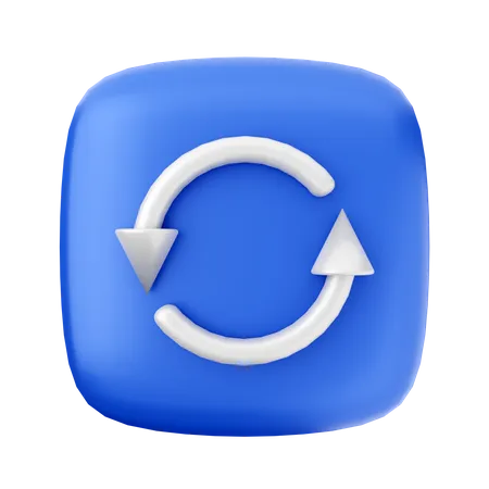 Refresh  3D Icon