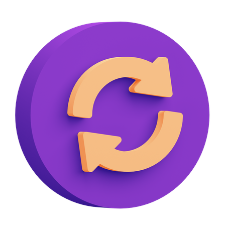 Refresh  3D Icon