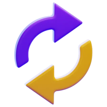 REFRESH ARROW  3D Icon