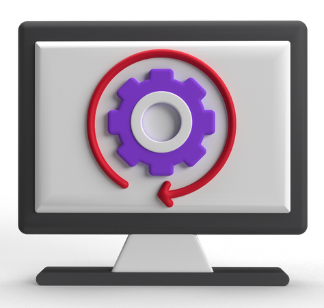 Refresh Computor  3D Icon