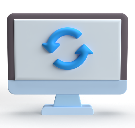 Refresh Computor  3D Icon