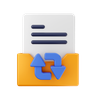 3d refresh folder logo