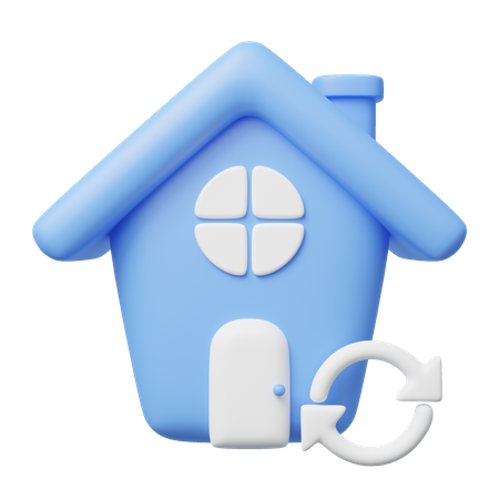 Refresh Home  3D Icon