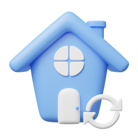 Refresh Home  3D Icon
