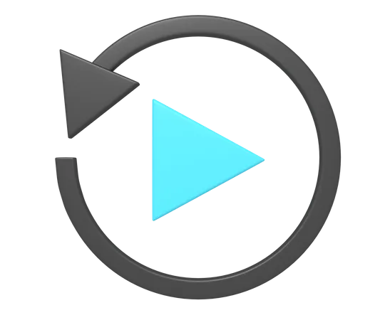 Refresh Music Player  3D Icon