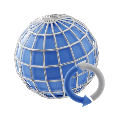 Refresh Network  3D Illustration