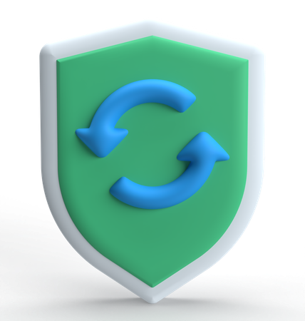 Refresh Security  3D Icon