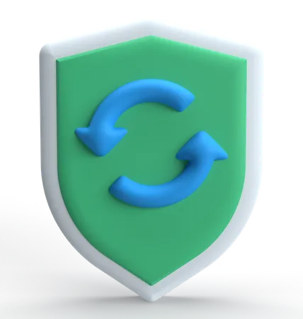 Refresh Security  3D Icon