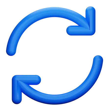 Refresh Sign  3D Icon