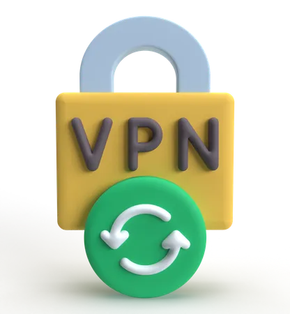 Refresh VPN  3D Icon