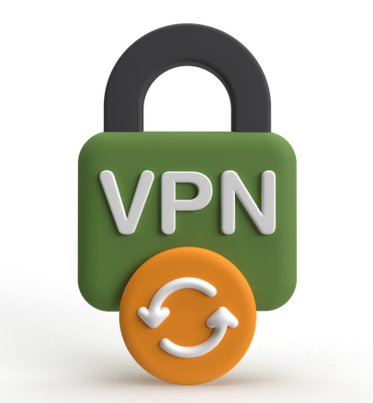 Refresh VPN  3D Icon