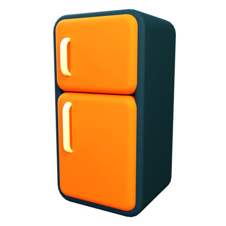 Refrigerador  3D Icon