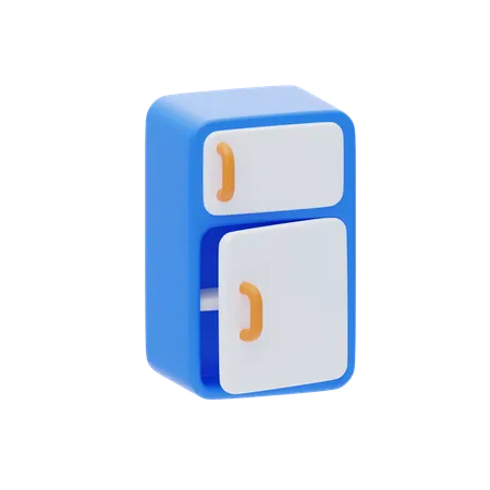 Refrigerador  3D Icon