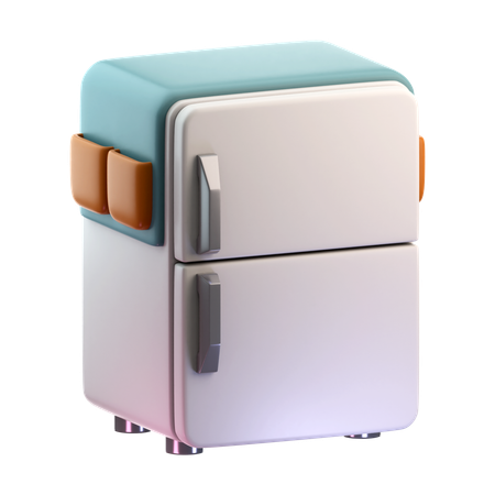 Refrigerador  3D Icon