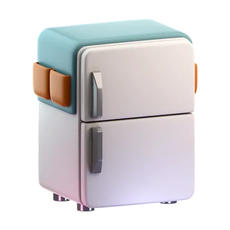 Refrigerador  3D Icon