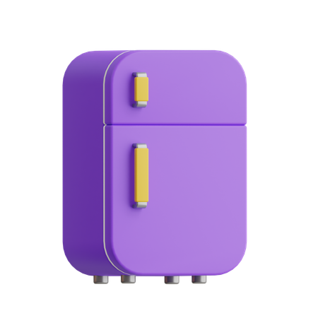 Refrigerador  3D Icon