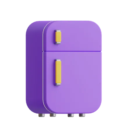 Refrigerador  3D Icon