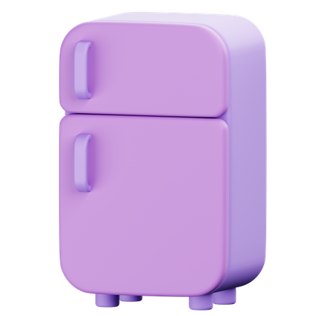 Refrigerador  3D Icon