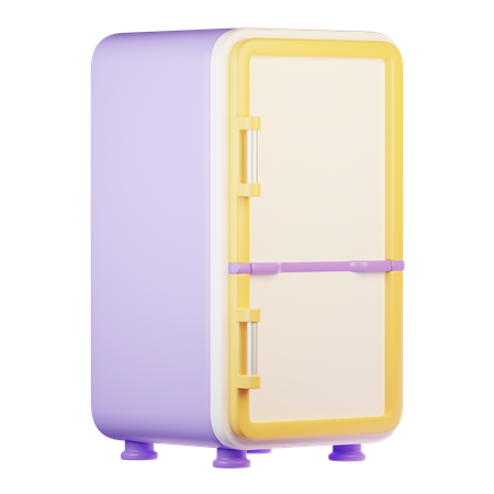 Refrigerador  3D Icon