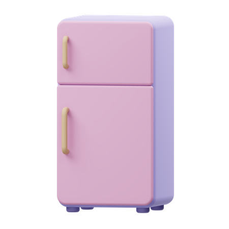 Refrigerador  3D Illustration