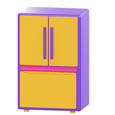 Refrigerador  3D Illustration