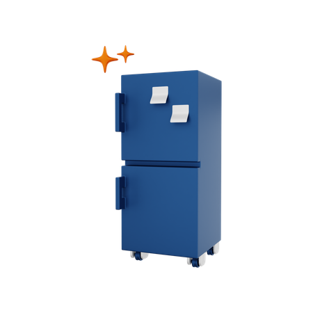 Refrigerador  3D Illustration